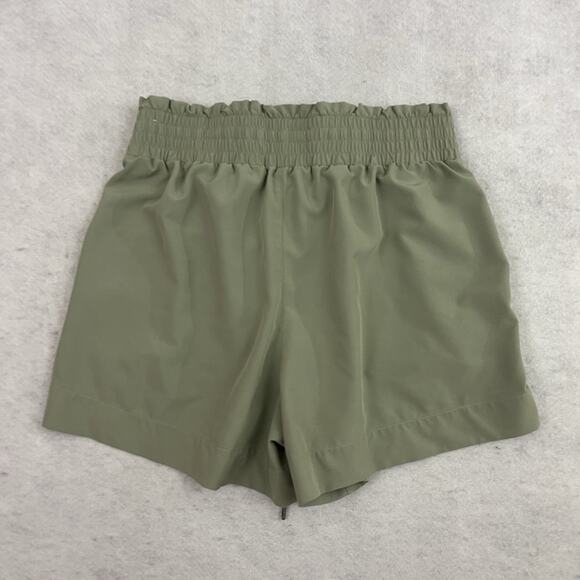 Abercrombie & Fitch Shorts Women Small Green Traveler Short Cargo Drawstring - Picture 4 of 10